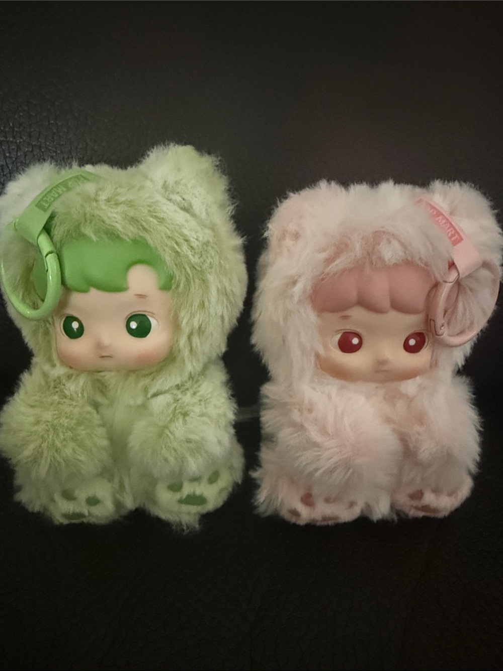 Popmart hacipupu green and pink